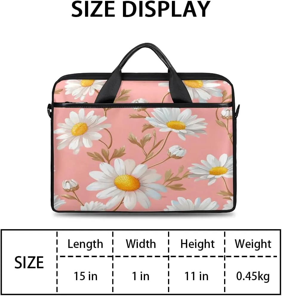 Laptop Shoulder Bag for 13-15 Inch Waterproof Laptop Sleeve Case Bag Slim Computer Carry Case Computer Cases for Laptops