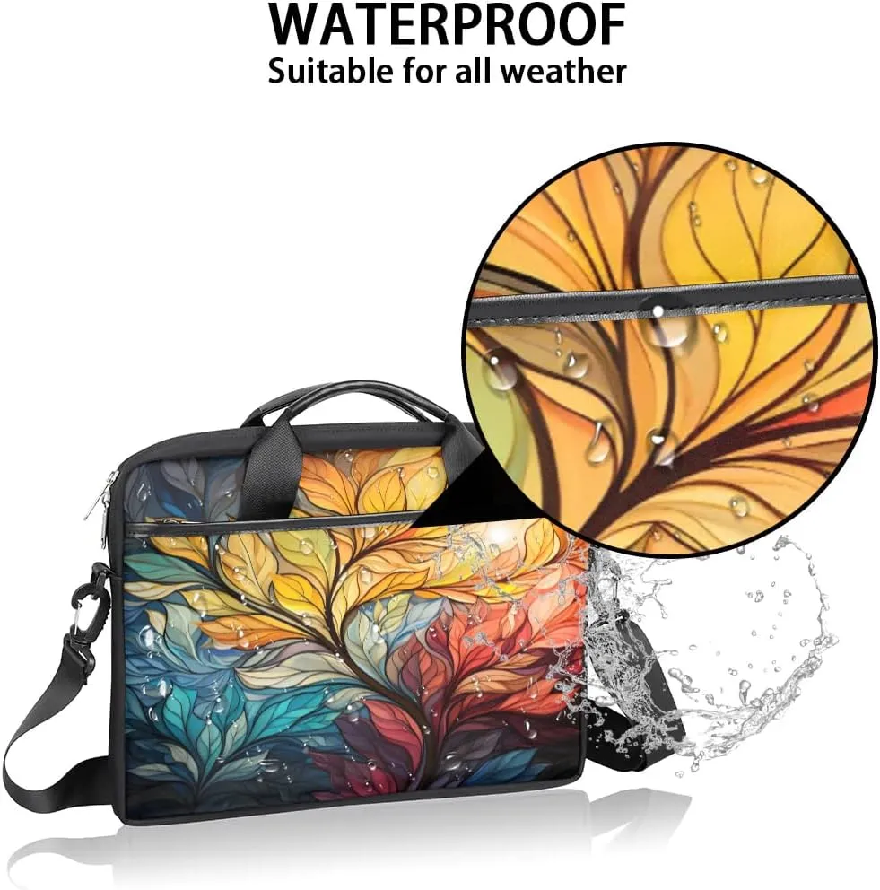 Laptop Shoulder Bag for 13-15 Inch Waterproof Laptop Sleeve Case Bag Slim Computer Carry Case Computer Cases for Laptops