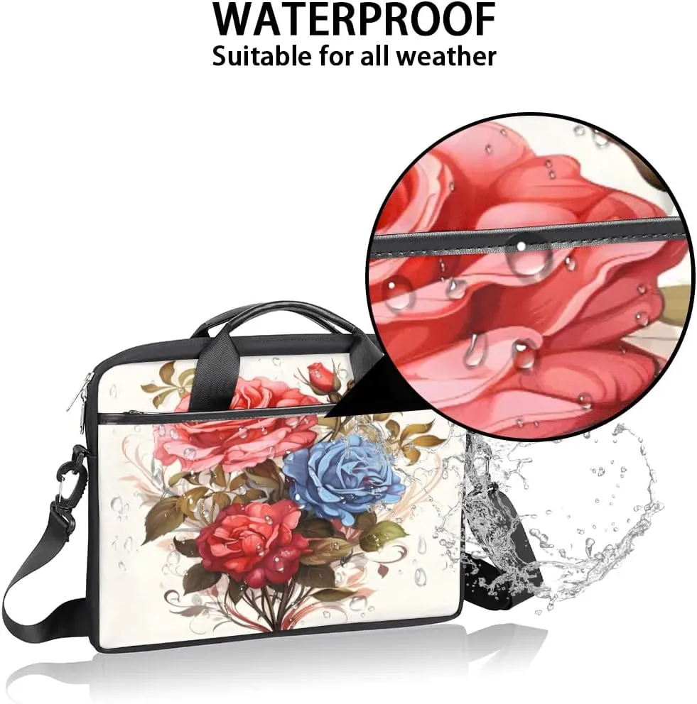 Laptop Shoulder Bag for 13-15 Inch Waterproof Laptop Sleeve Case Bag Slim Computer Carry Case Computer Cases for Laptops