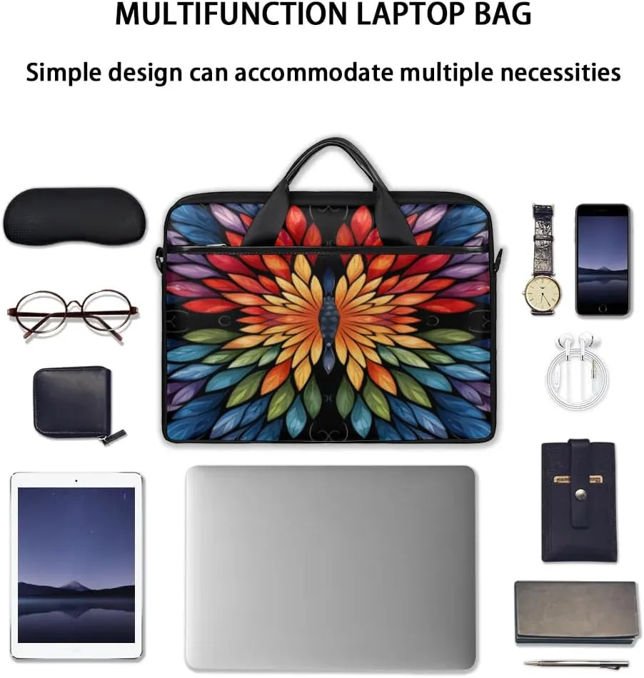 Laptop Shoulder Bag for 13-15 Inch Waterproof Laptop Sleeve Case Bag Slim Computer Carry Case Computer Cases for Laptops