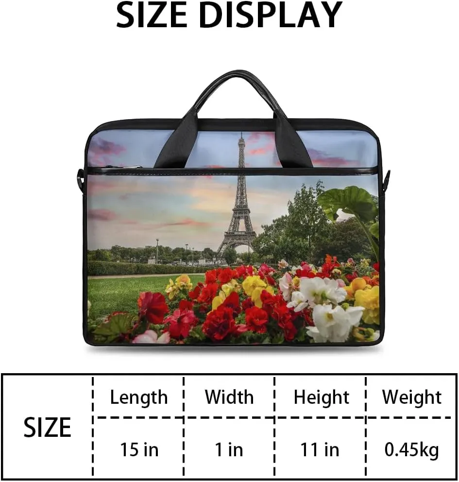 Laptop Shoulder Bag for 13-15 Inch Waterproof Laptop Sleeve Case Bag Slim Computer Carry Case Computer Cases for Laptops