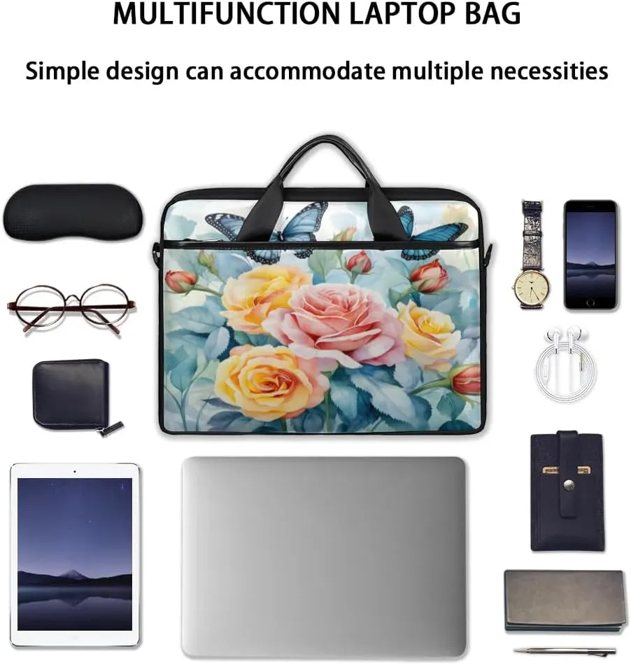 Laptop Shoulder Bag for 13-15 Inch Waterproof Laptop Sleeve Case Bag Slim Computer Carry Case Computer Cases for Laptops