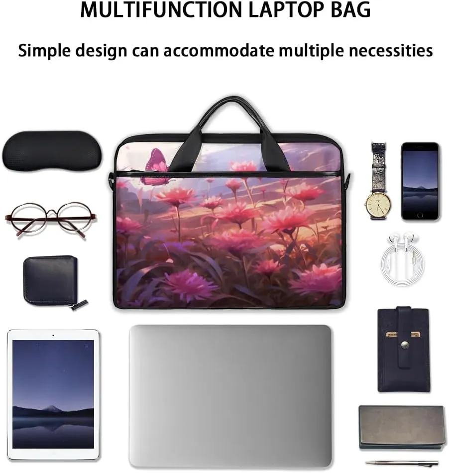 Laptop Shoulder Bag for 13-15 Inch Waterproof Laptop Sleeve Case Bag Slim Computer Carry Case Computer Cases for Laptops