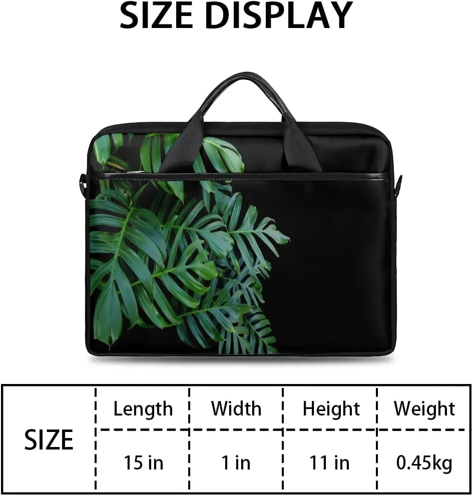 Laptop Shoulder Bag for 13-15 Inch Waterproof Laptop Sleeve Case Bag Slim Computer Carry Case Computer Cases for Laptops
