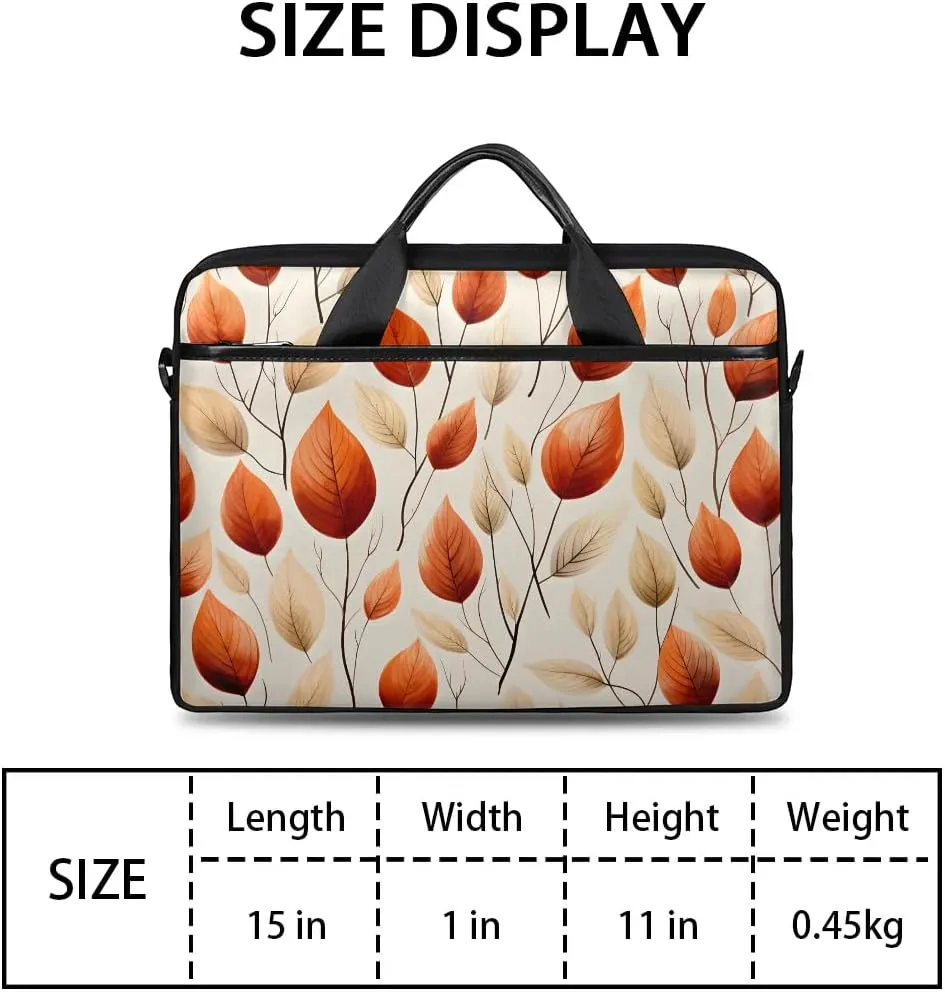 Laptop Shoulder Bag for 13-15 Inch Waterproof Laptop Sleeve Case Bag Slim Computer Carry Case Computer Cases for Laptops