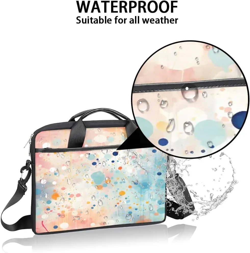 Laptop Shoulder Bag for 13-15 Inch Waterproof Laptop Sleeve Case Bag Slim Computer Carry Case Computer Cases for Laptops
