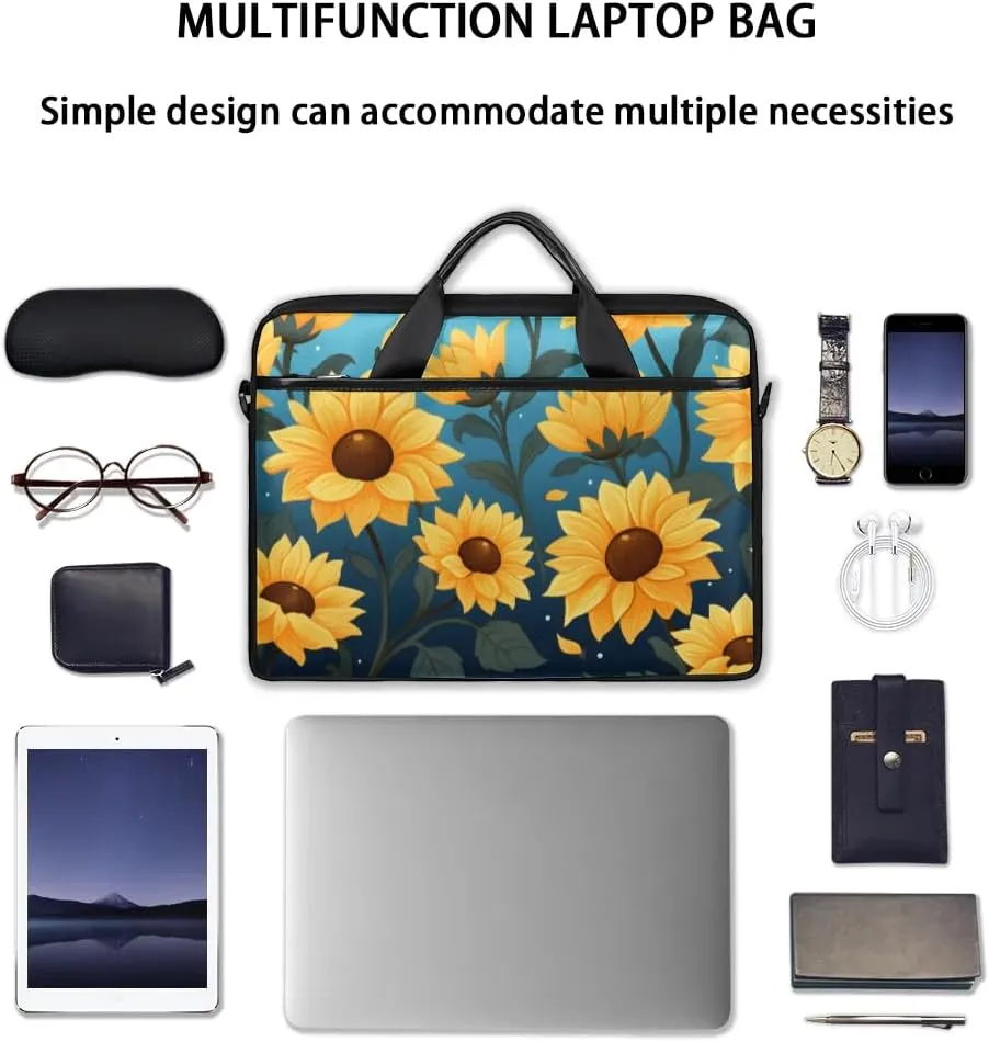 Laptop Shoulder Bag for 13-15 Inch Waterproof Laptop Sleeve Case Bag Slim Computer Carry Case Computer Cases for Laptops