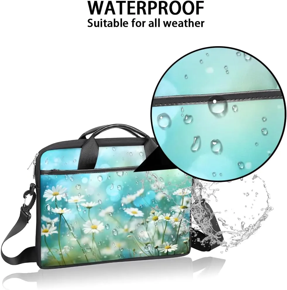 Laptop Shoulder Bag for 13-15 Inch Waterproof Laptop Sleeve Case Bag Slim Computer Carry Case Computer Cases for Laptops