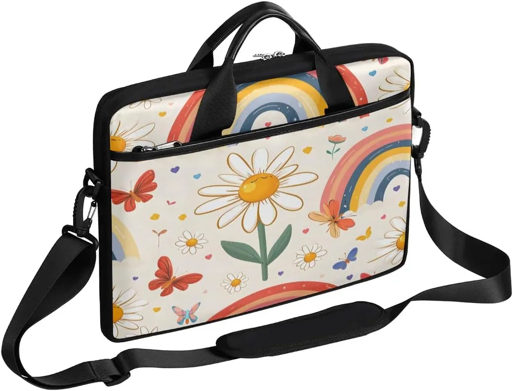Laptop Shoulder Bag for 13-15 Inch Waterproof Laptop Sleeve Case Bag Slim Computer Carry Case Computer Cases for Laptops