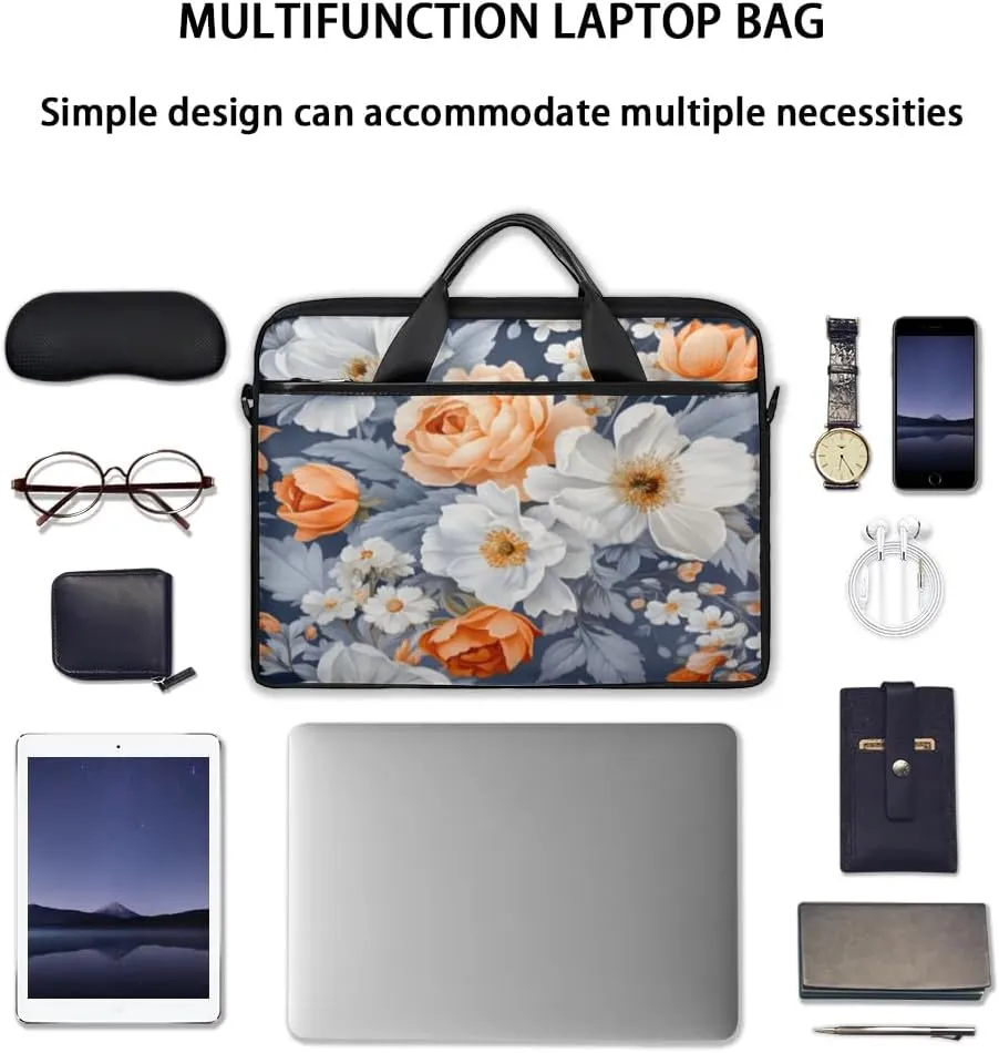 Laptop Shoulder Bag for 13-15 Inch Waterproof Laptop Sleeve Case Bag Slim Computer Carry Case Computer Cases for Laptops