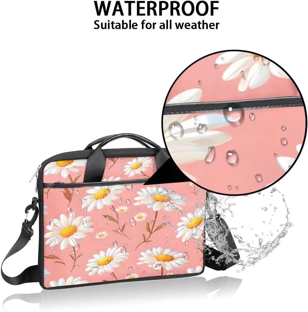 Laptop Shoulder Bag for 13-15 Inch Waterproof Laptop Sleeve Case Bag Slim Computer Carry Case Computer Cases for Laptops