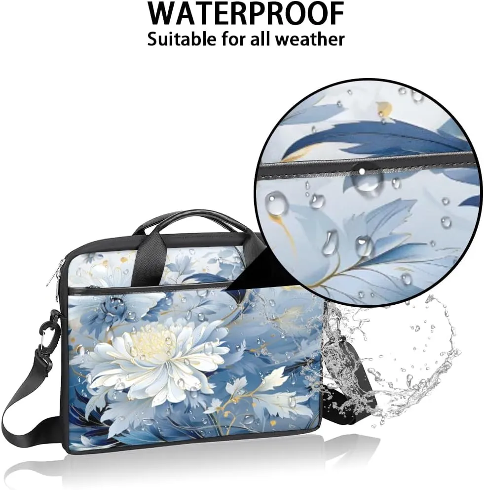 Laptop Shoulder Bag for 13-15 Inch Waterproof Laptop Sleeve Case Bag Slim Computer Carry Case Computer Cases for Laptops