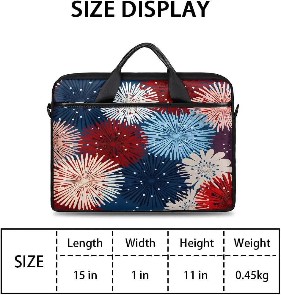 Laptop Shoulder Bag for 13-15 Inch Waterproof Laptop Sleeve Case Bag Slim Computer Carry Case Computer Cases for Laptops