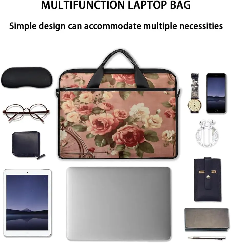 Laptop Shoulder Bag for 13-15 Inch Waterproof Laptop Sleeve Case Bag Slim Computer Carry Case Computer Cases for Laptops