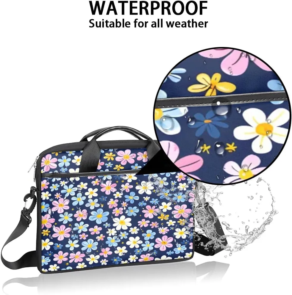Laptop Shoulder Bag for 13-15 Inch Waterproof Laptop Sleeve Case Bag Slim Computer Carry Case Computer Cases for Laptops