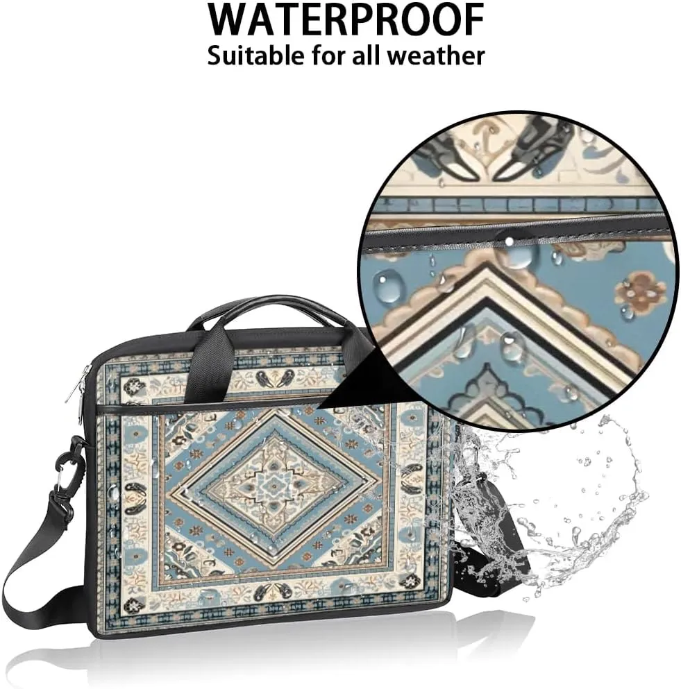 Laptop Shoulder Bag for 13-15 Inch Waterproof Laptop Sleeve Case Bag Slim Computer Carry Case Computer Cases for Laptops