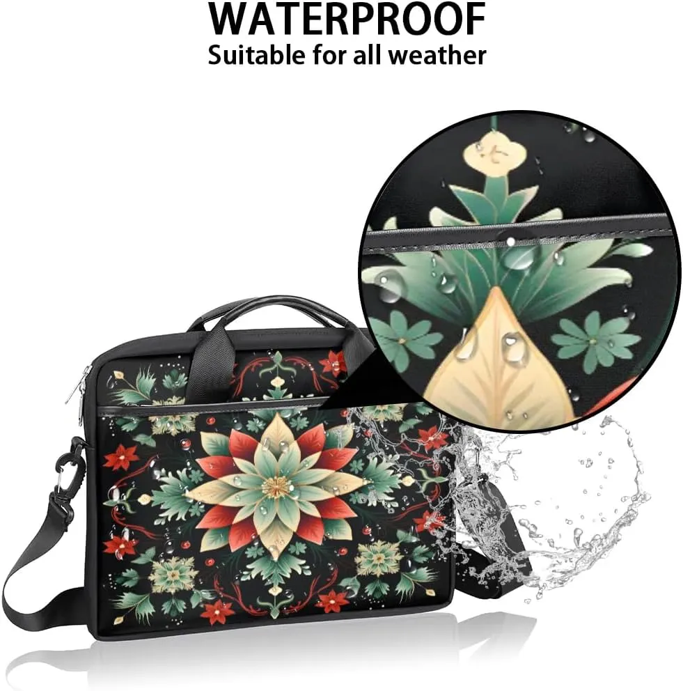 Laptop Shoulder Bag for 13-15 Inch Waterproof Laptop Sleeve Case Bag Slim Computer Carry Case Computer Cases for Laptops