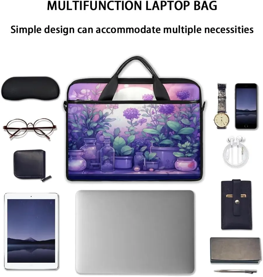 Laptop Shoulder Bag for 13-15 Inch Waterproof Laptop Sleeve Case Bag Slim Computer Carry Case Computer Cases for Laptops