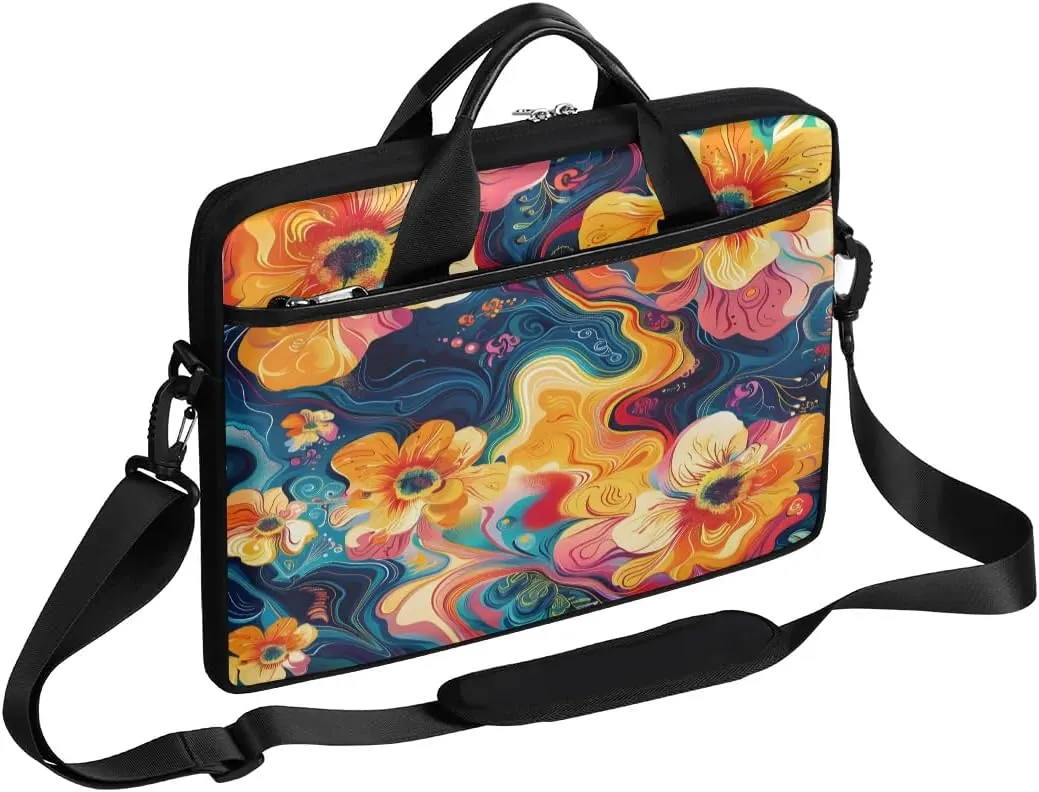 Laptop Shoulder Bag for 13-15 Inch Waterproof Laptop Sleeve Case Bag Slim Computer Carry Case Computer Cases for Laptops