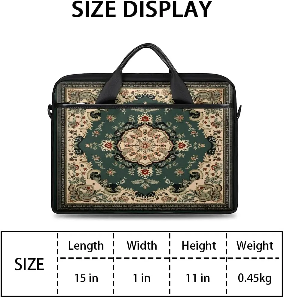 Laptop Shoulder Bag for 13-15 Inch Waterproof Laptop Sleeve Case Bag Slim Computer Carry Case Computer Cases for Laptops
