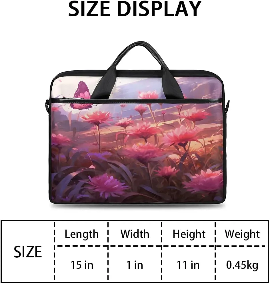 Laptop Shoulder Bag for 13-15 Inch Waterproof Laptop Sleeve Case Bag Slim Computer Carry Case Computer Cases for Laptops