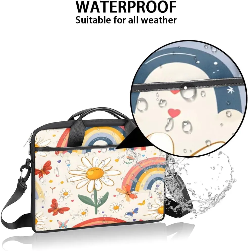 Laptop Shoulder Bag for 13-15 Inch Waterproof Laptop Sleeve Case Bag Slim Computer Carry Case Computer Cases for Laptops