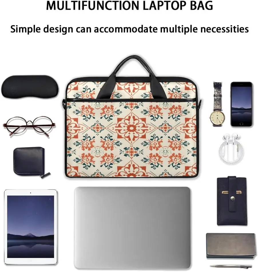 Laptop Shoulder Bag for 13-15 Inch Waterproof Laptop Sleeve Case Bag Slim Computer Carry Case Computer Cases for Laptops