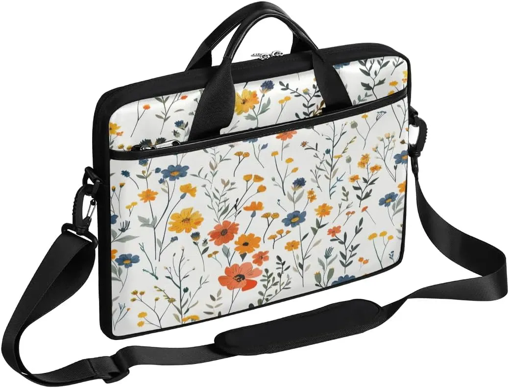 Laptop Shoulder Bag for 13-15 Inch Waterproof Laptop Sleeve Case Bag Slim Computer Carry Case Computer Cases for Laptops