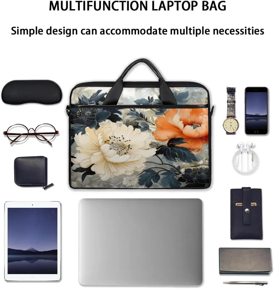 Laptop Shoulder Bag for 13-15 Inch Waterproof Laptop Sleeve Case Bag Slim Computer Carry Case Computer Cases for Laptops
