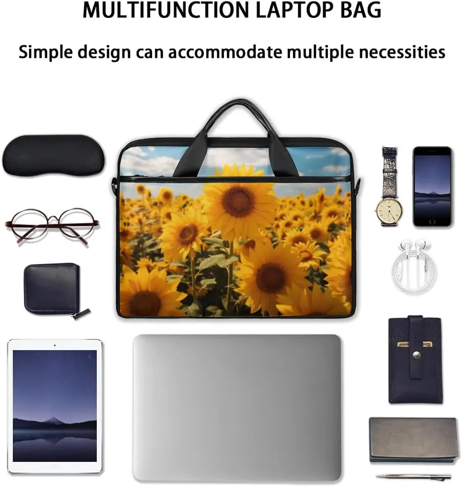 Laptop Shoulder Bag for 13-15 Inch Waterproof Laptop Sleeve Case Bag Slim Computer Carry Case Computer Cases for Laptops