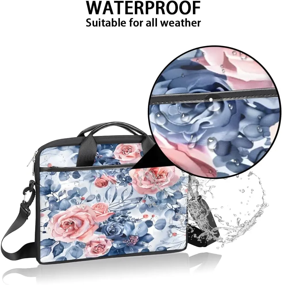 Laptop Shoulder Bag for 13-15 Inch Waterproof Laptop Sleeve Case Bag Slim Computer Carry Case Computer Cases for Laptops