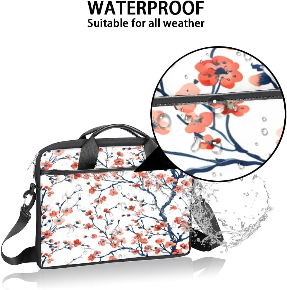 Laptop Shoulder Bag for 13-15 Inch Waterproof Laptop Sleeve Case Bag Slim Computer Carry Case Computer Cases for Laptops