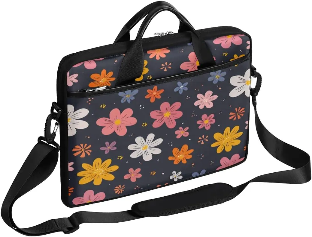 Laptop Shoulder Bag for 13-15 Inch Waterproof Laptop Sleeve Case Bag Slim Computer Carry Case Computer Cases for Laptops