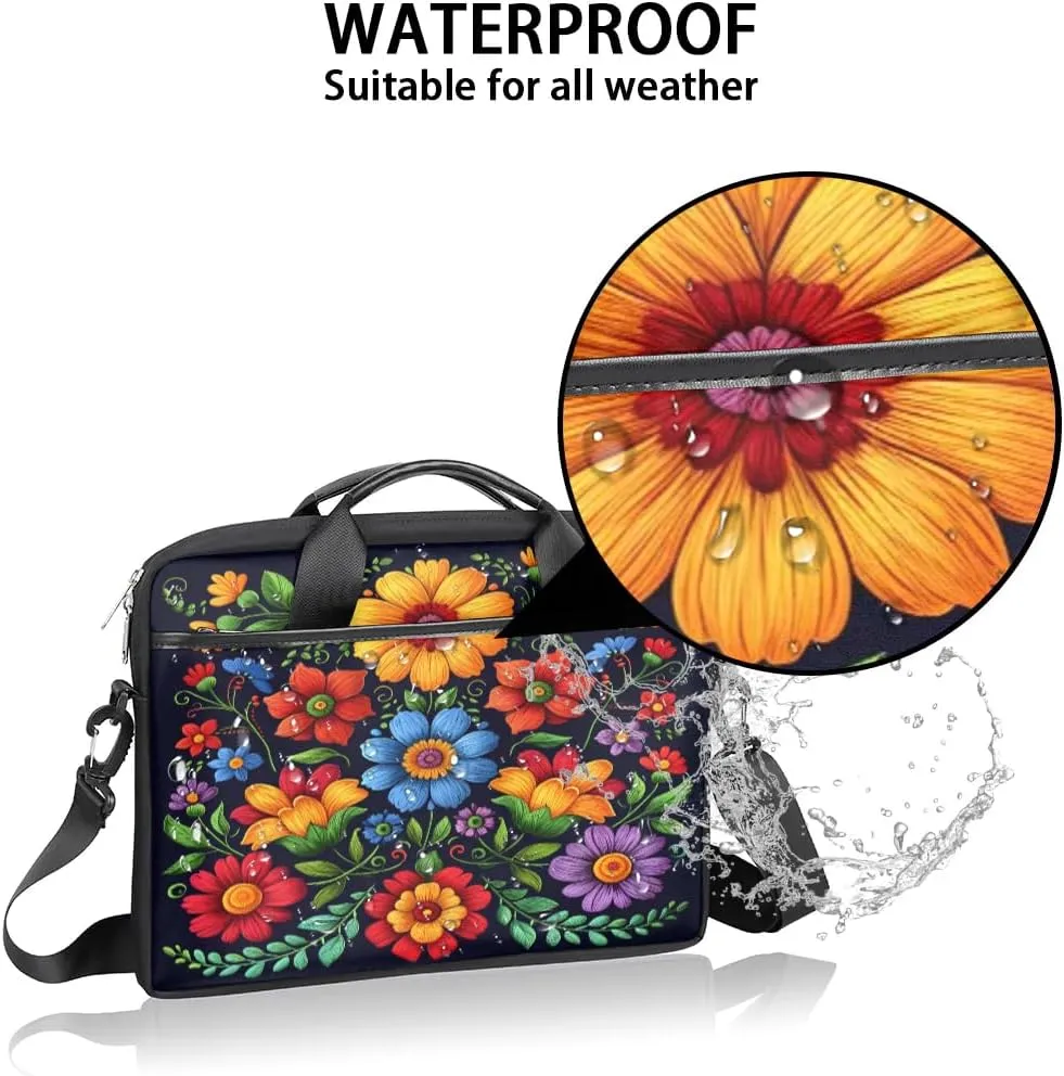 Laptop Shoulder Bag for 13-15 Inch Waterproof Laptop Sleeve Case Bag Slim Computer Carry Case Computer Cases for Laptops