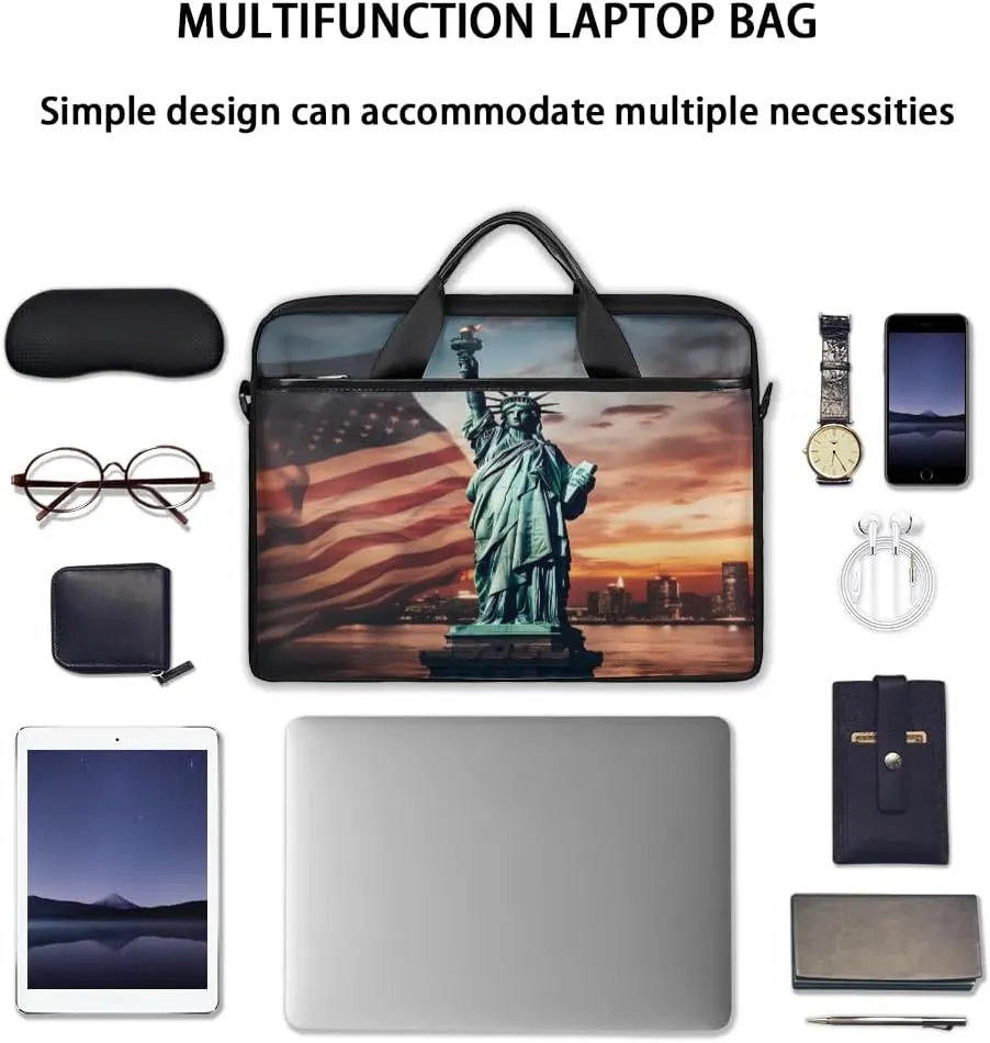 Laptop Shoulder Bag for 13-15 Inch Waterproof Laptop Sleeve Case Bag Slim Computer Carry Case Computer Cases for Laptops