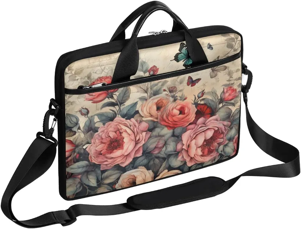Laptop Shoulder Bag for 13-15 Inch Waterproof Laptop Sleeve Case Bag Slim Computer Carry Case Computer Cases for Laptops
