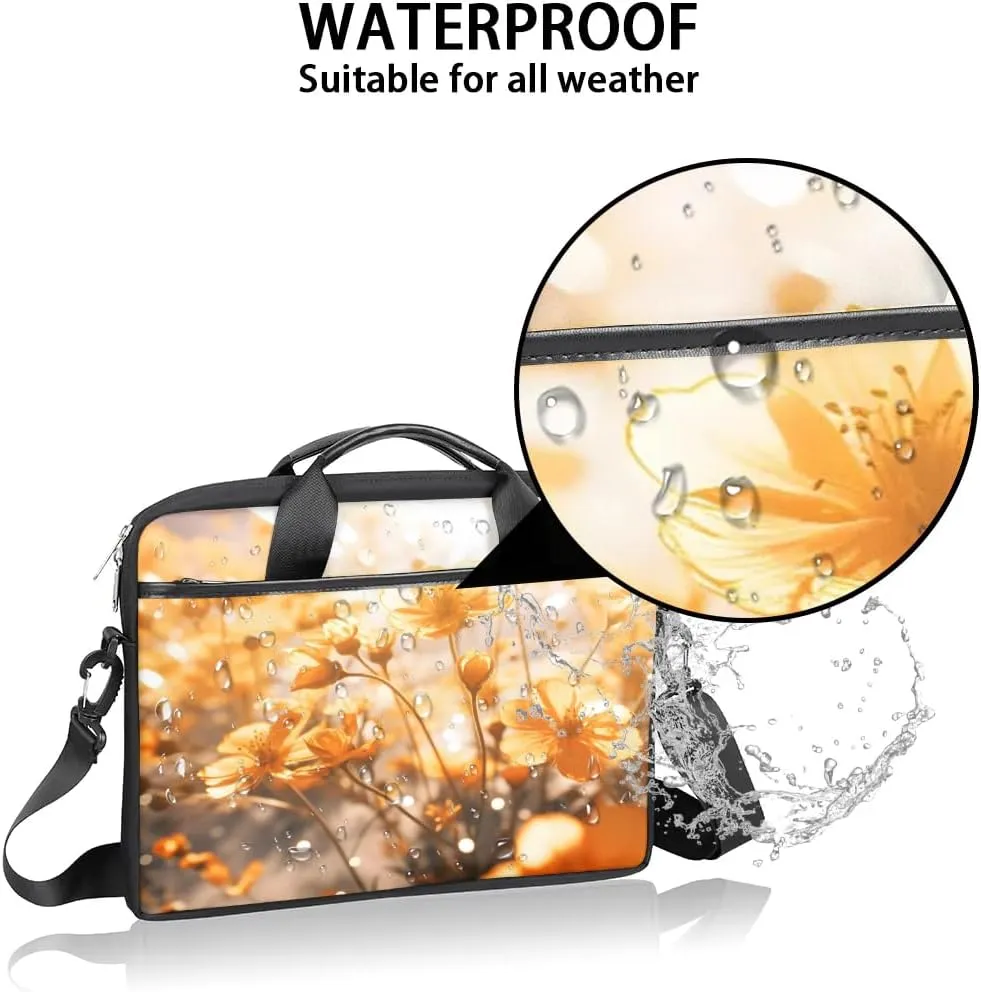 Laptop Shoulder Bag for 13-15 Inch Waterproof Laptop Sleeve Case Bag Slim Computer Carry Case Computer Cases for Laptops