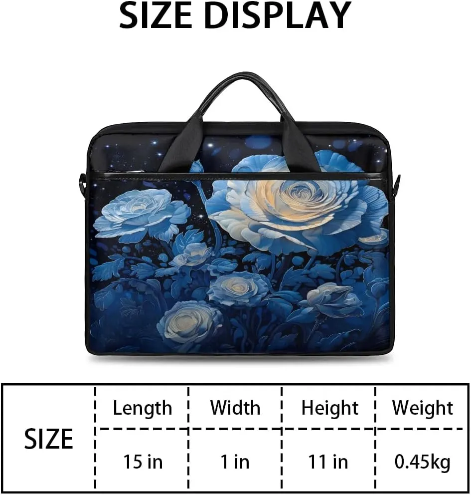 Laptop Shoulder Bag for 13-15 Inch Waterproof Laptop Sleeve Case Bag Slim Computer Carry Case Computer Cases for Laptops