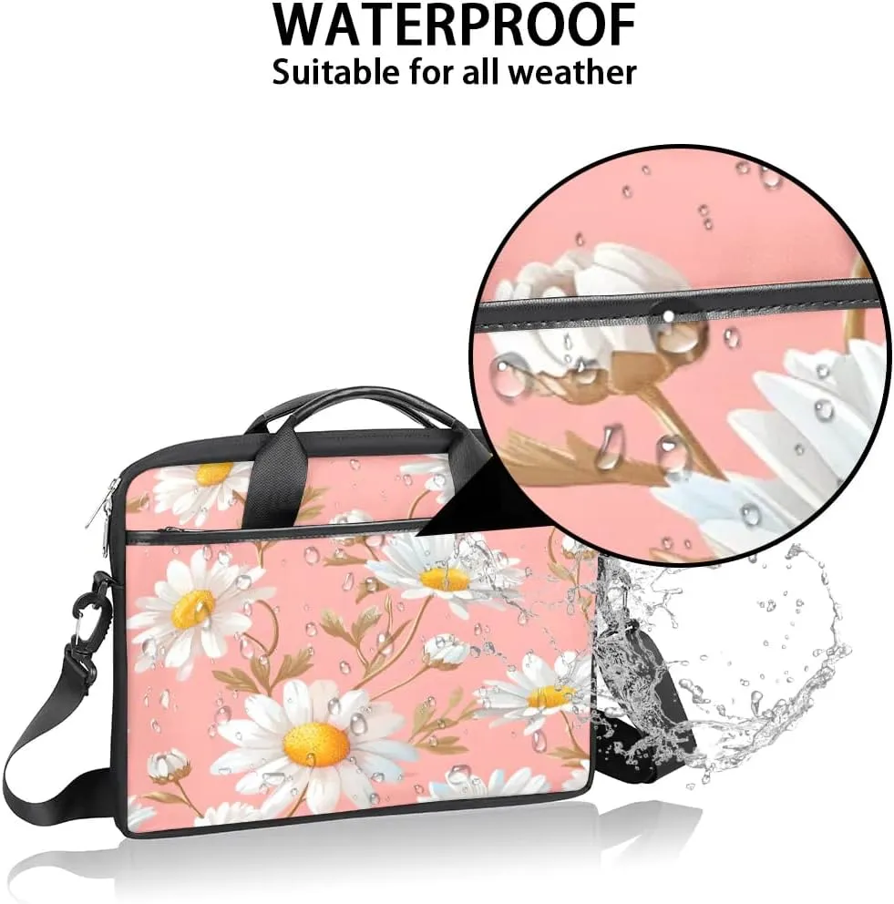 Laptop Shoulder Bag for 13-15 Inch Waterproof Laptop Sleeve Case Bag Slim Computer Carry Case Computer Cases for Laptops