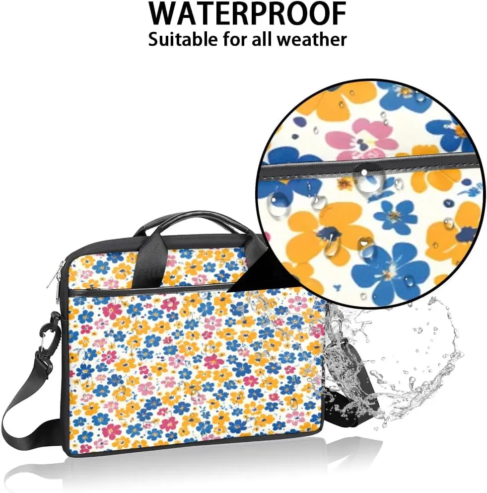 Laptop Shoulder Bag for 13-15 Inch Waterproof Laptop Sleeve Case Bag Slim Computer Carry Case Computer Cases for Laptops