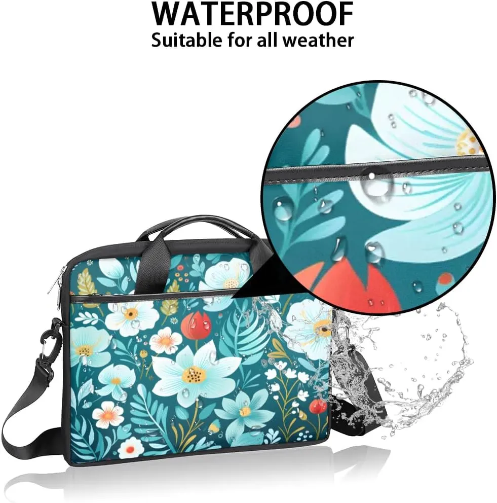 Laptop Shoulder Bag for 13-15 Inch Waterproof Laptop Sleeve Case Bag Slim Computer Carry Case Computer Cases for Laptops