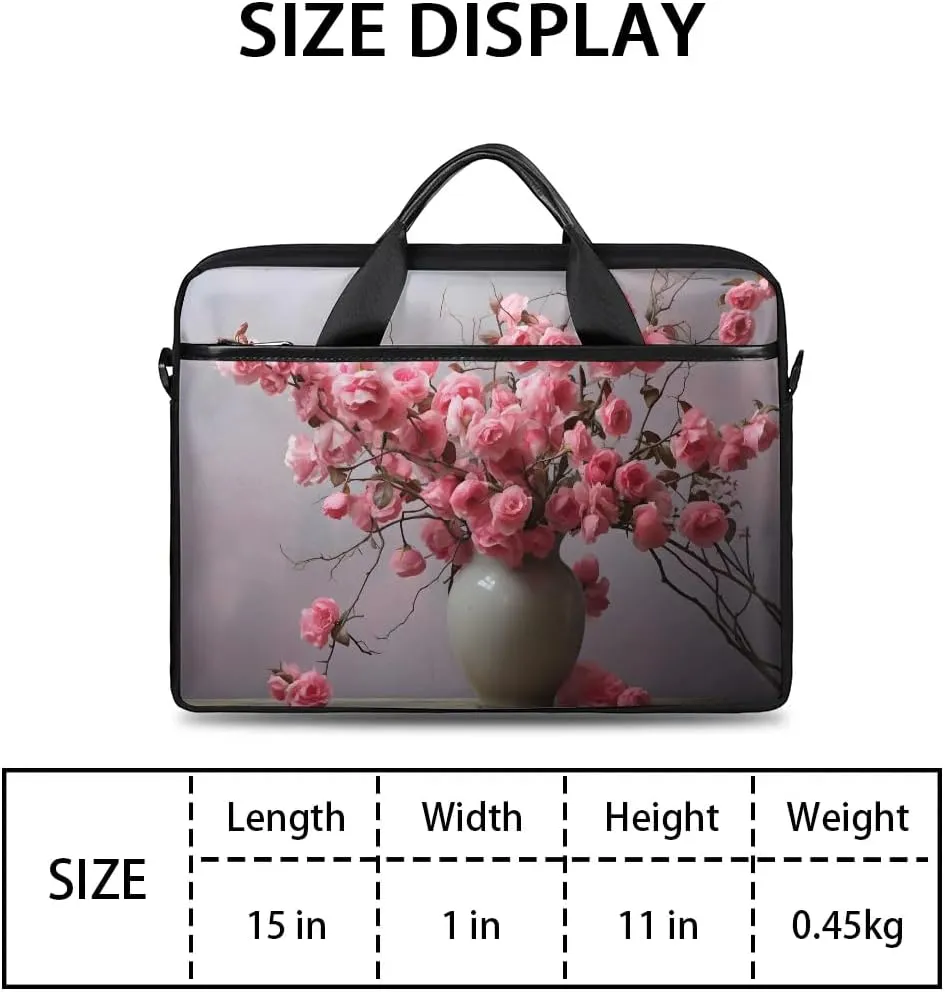 Laptop Shoulder Bag for 13-15 Inch Waterproof Laptop Sleeve Case Bag Slim Computer Carry Case Computer Cases for Laptops