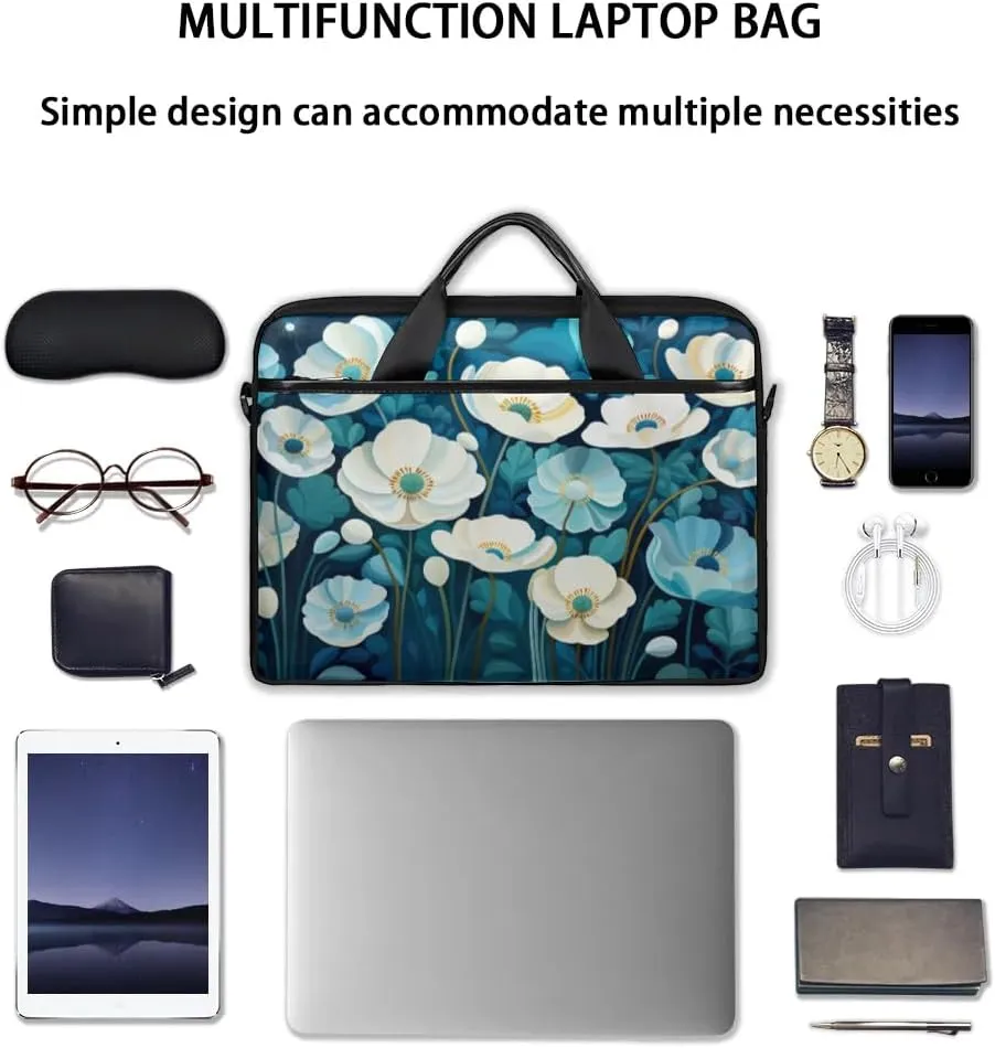 Laptop Shoulder Bag for 13-15 Inch Waterproof Laptop Sleeve Case Bag Slim Computer Carry Case Computer Cases for Laptops