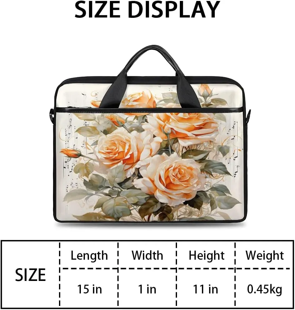 Laptop Shoulder Bag for 13-15 Inch Waterproof Laptop Sleeve Case Bag Slim Computer Carry Case Computer Cases for Laptops