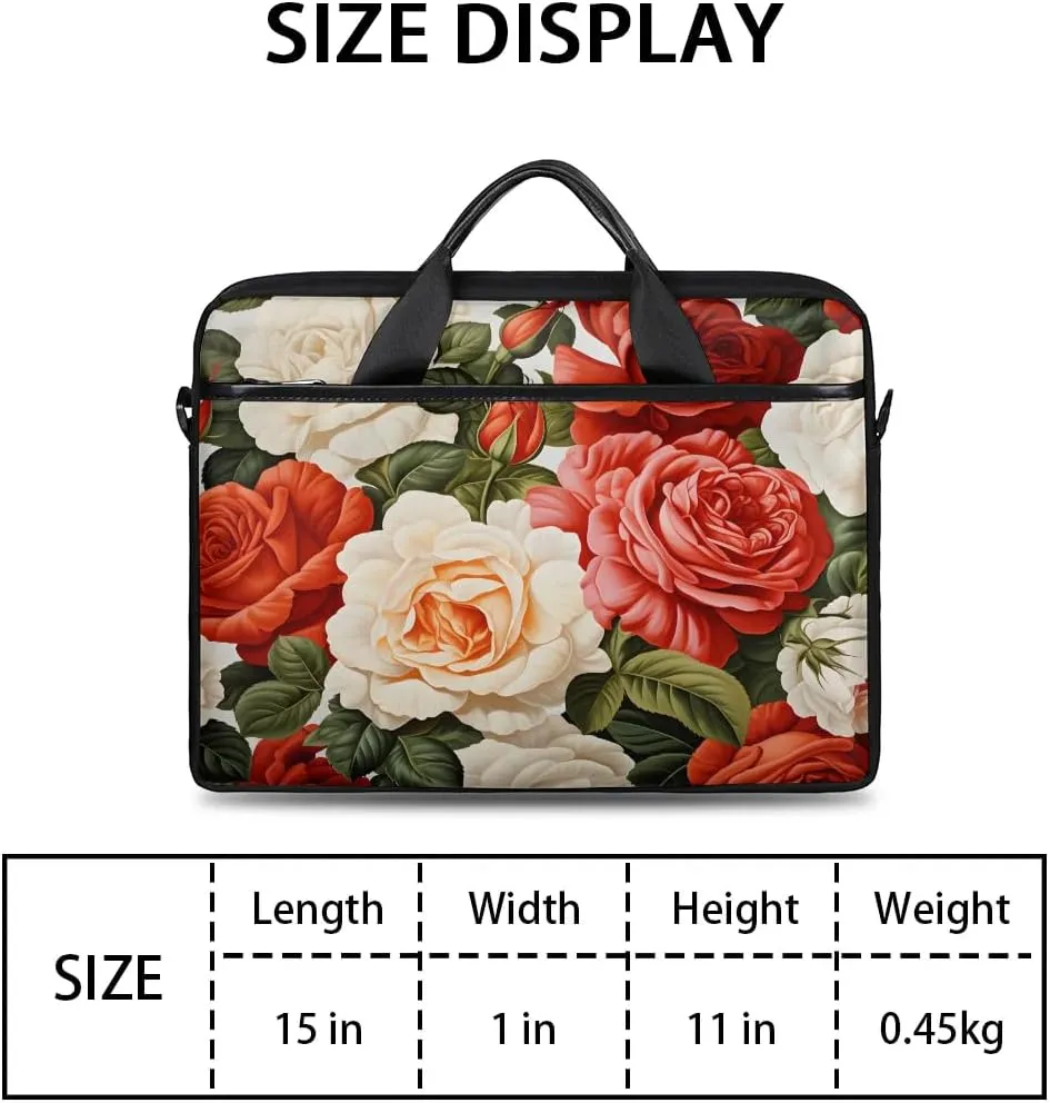 Laptop Shoulder Bag for 13-15 Inch Waterproof Laptop Sleeve Case Bag Slim Computer Carry Case Computer Cases for Laptops