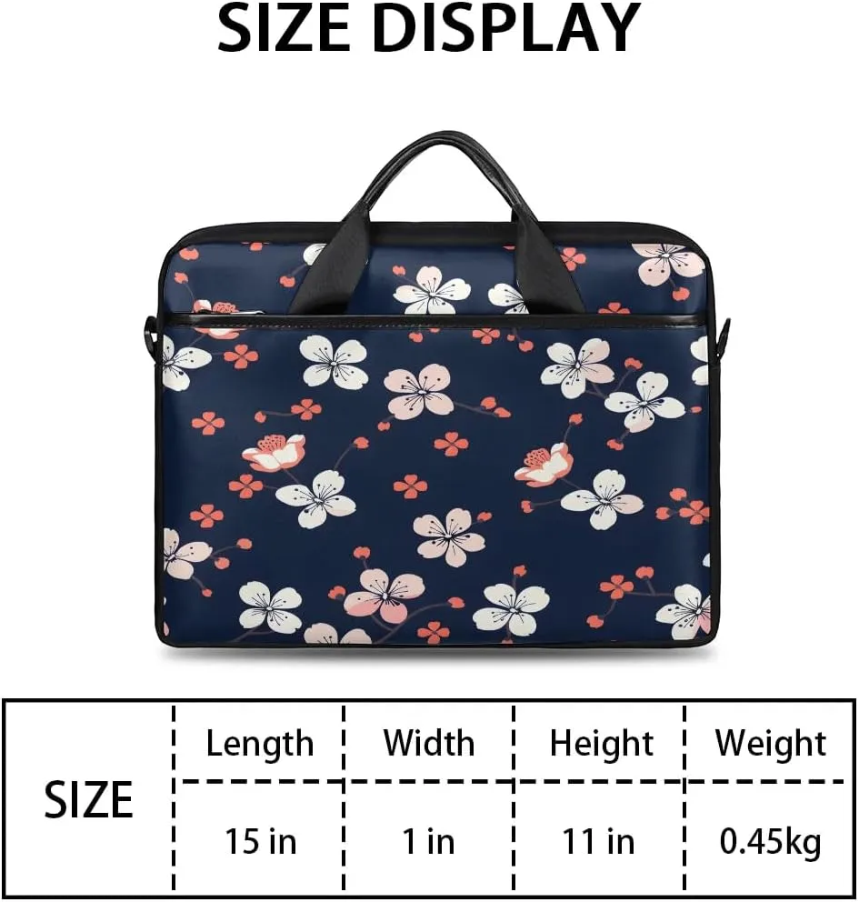 Laptop Shoulder Bag for 13-15 Inch Waterproof Laptop Sleeve Case Bag Slim Computer Carry Case Computer Cases for Laptops