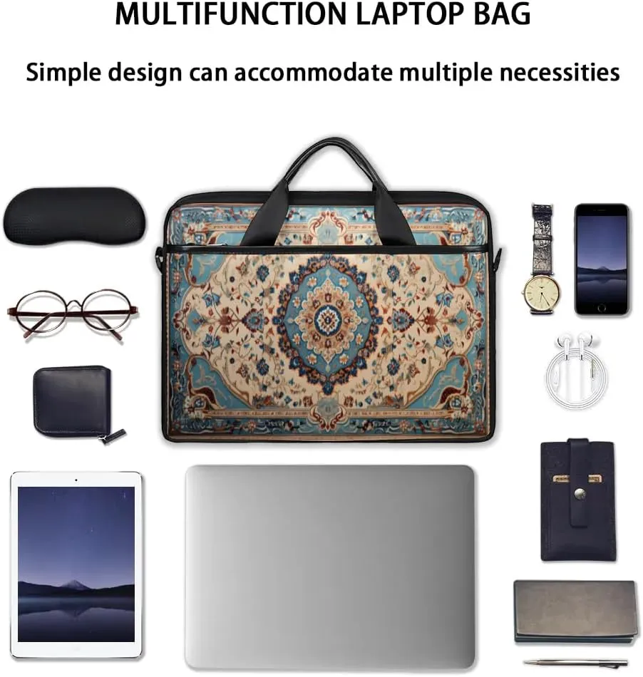 Laptop Shoulder Bag for 13-15 Inch Waterproof Laptop Sleeve Case Bag Slim Computer Carry Case Computer Cases for Laptops