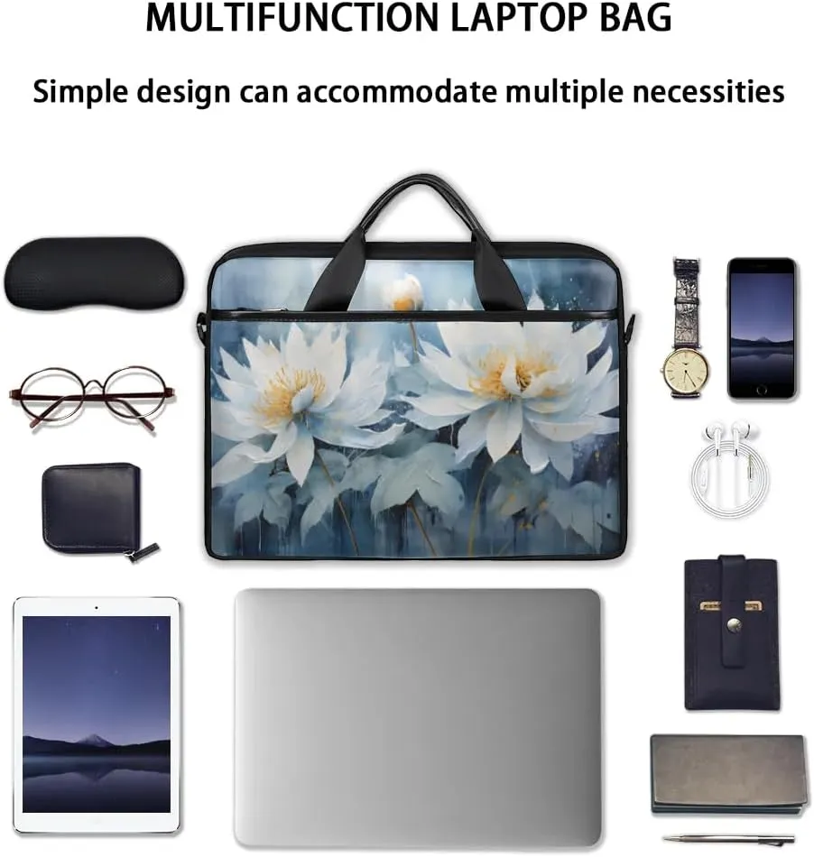 Laptop Shoulder Bag for 13-15 Inch Waterproof Laptop Sleeve Case Bag Slim Computer Carry Case Computer Cases for Laptops