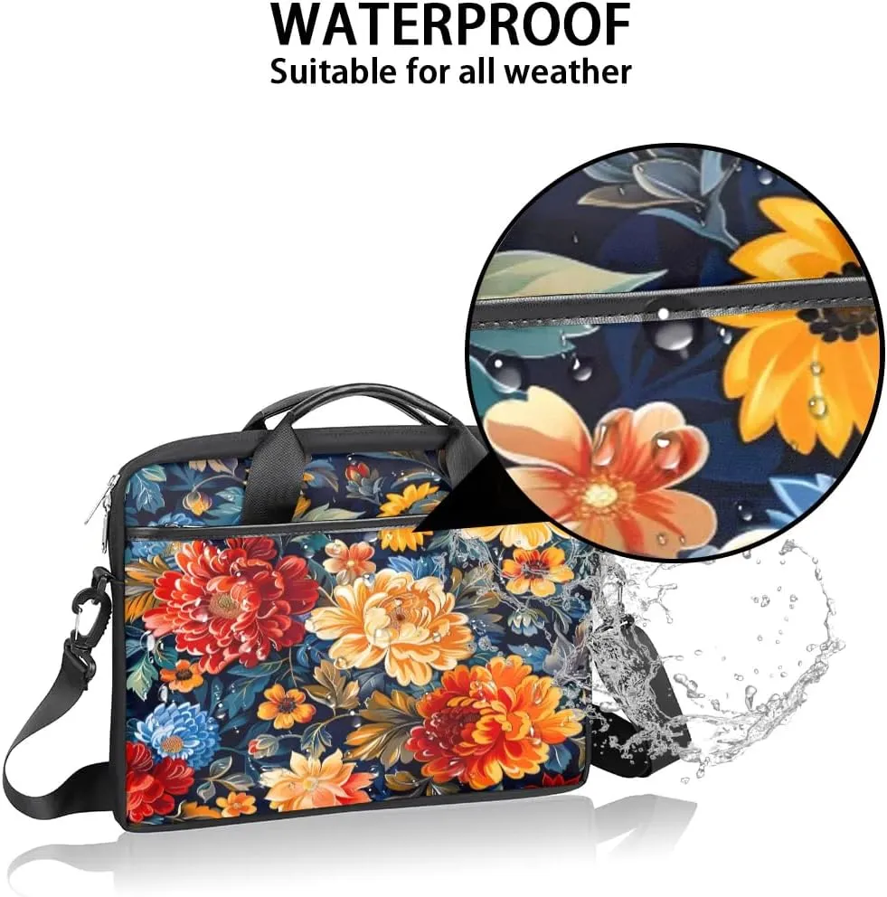 Laptop Shoulder Bag for 13-15 Inch Waterproof Laptop Sleeve Case Bag Slim Computer Carry Case Computer Cases for Laptops
