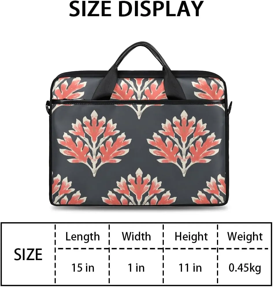 Laptop Shoulder Bag for 13-15 Inch Waterproof Laptop Sleeve Case Bag Slim Computer Carry Case Computer Cases for Laptops